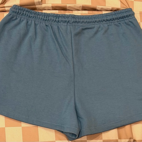 Volcom Women's Blue Drawstring Shorts - Picture 2 of 6